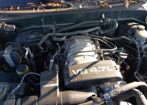 2001 Toyota Sequoia Sr5 V8 из США, поврежденный, VIN 5TDBT44A11S033128